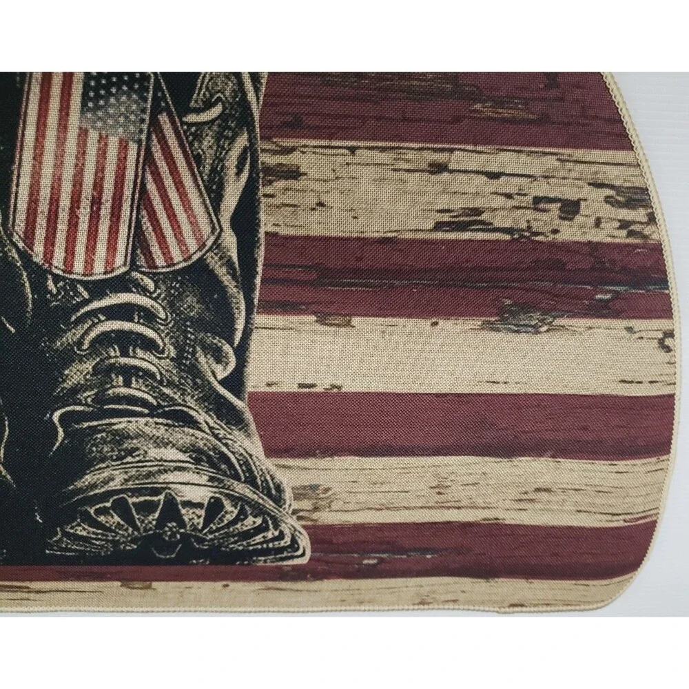 Polyester Bendable Rubber Back Floor Mat(17